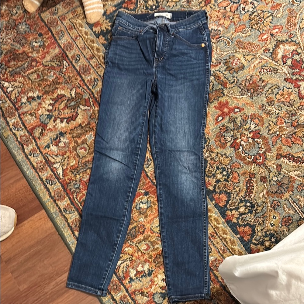Madewell size 25 10” hi rise skinny jeans